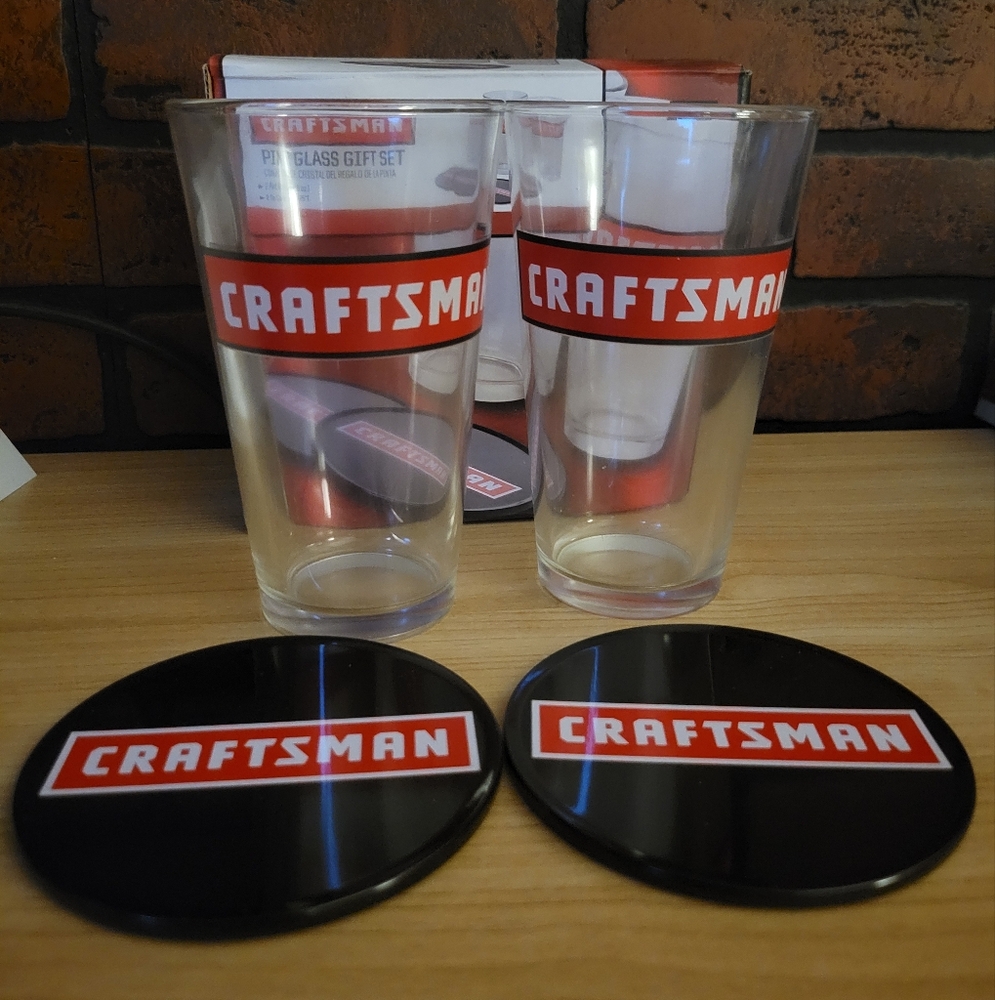 Craftsman Pint Glass Gift Set
